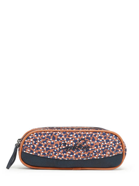 Pennenzak Meisje 2 Compartimenten Cameleon Bruin vintage fantasy PBVGTROU ander zicht 3